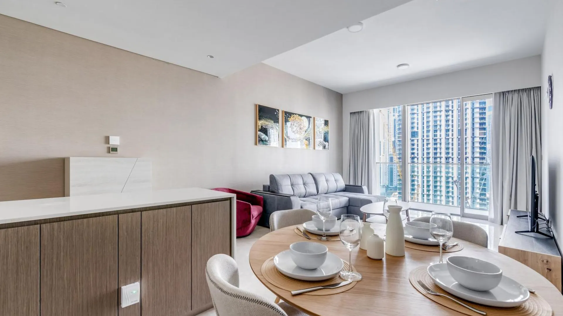 Knokey Luxury 1Br Apartments - 5 Min Walk To Burj Khalifa & Dubai Mall & Dubai Fountain